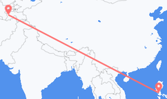 Dushanbe to Manila