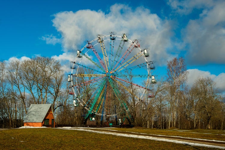 ferris wheel in Sigulda, Latvia