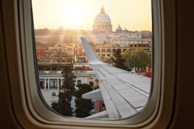 ローマから空港へのプライベートトランスファー