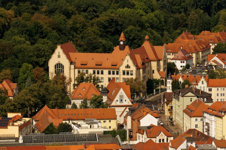 Photo of aerial view of Jena ,Germany.