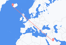 Flights from Riyadh to Reykjavík