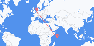 Flüge von die Seychellen nach die Niederlande