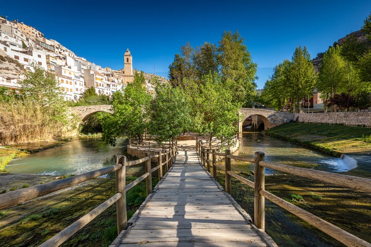 Photo of Hillside Town Alcala del Jucar, Castilla la Mancha Region of Spain