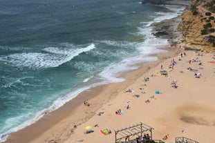 Photo of aerial view of Ericeira, Portugal.