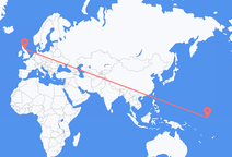 Bairiki to Edinburgh