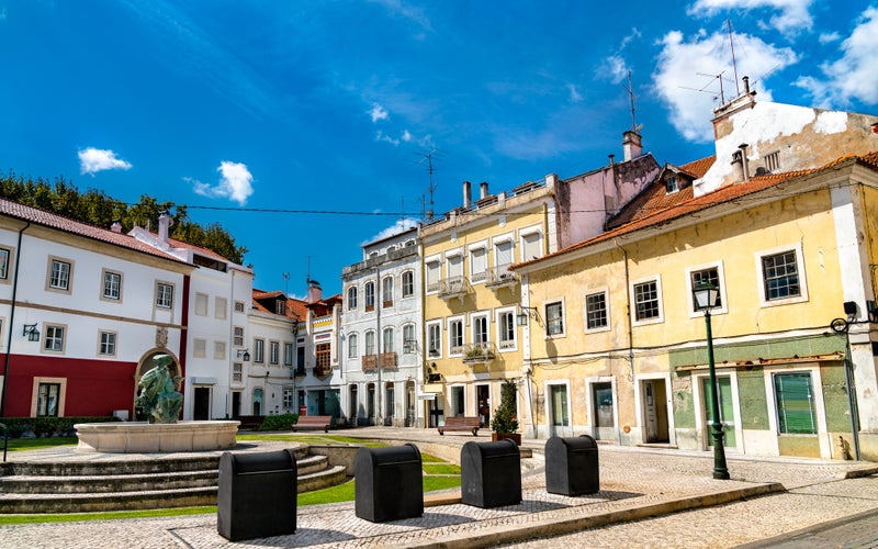 Photo of Traditional architecture in Alcobaca, Portugal.