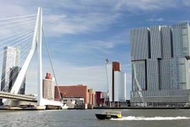 Rotterdam: De Rotterdam, Cube Houses, Watertaxi and Markthal