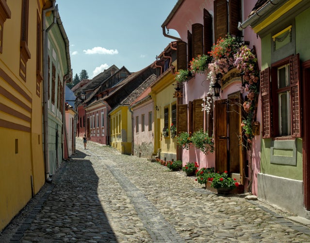  Sighisoara town in Romania