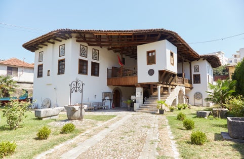 photo of The Shkoder History Museum, located in the center of the city Shkoder in Albania.