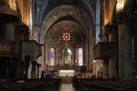 MONZA CATHEDRAL IN MONZA CITY IN ITALY, EUROPE