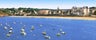 photo of a beautiful view of bay of Saint Lunaire on the Brittany coast near Dinard. France.