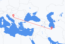 Flights from Tehran to Sarajevo