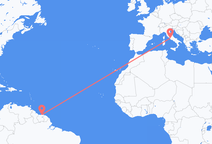 Flights from Paramaribo to Rome