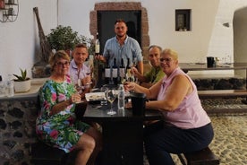 Degustazione di vini di Santorini con cena o pranzo