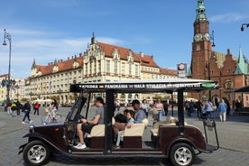  Wroclaw: Tour met RETRO e-bus, 2 uur Gr. 3-7 personen, Engelstalige gids