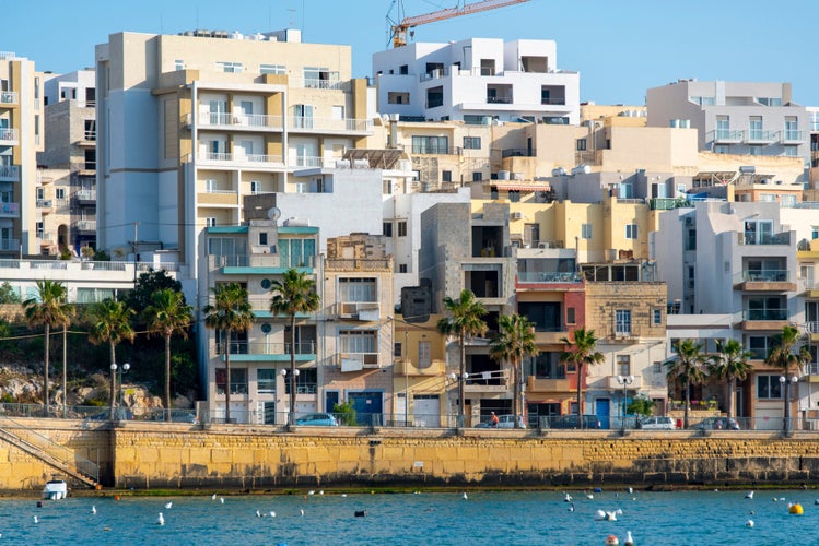 Photo of town of Marsaskala ,Malta.