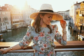 Privates Fotoshooting für den Canal Grande und die Rialtobrücke