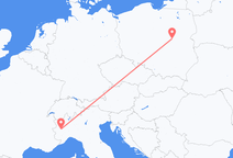 Flights from Turin to Warsaw