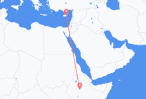 Vols d’Addis-Abeba à Larnaca