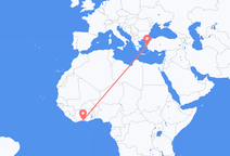 Abidjan to Izmir