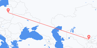 Vuelos de Uzbekistán a Polonia