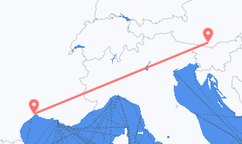 Train tickets from Klagenfurt to Montpellier