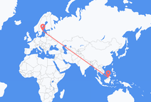 Flyreiser fra Bandar Seri Begawan, til Stockholm