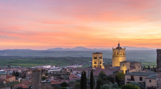 photo of Sunset in Trujillo, Spain.