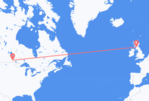 Flights from Winnipeg to Glasgow