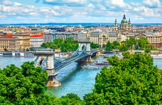 View of Debrecen city, Hungary.