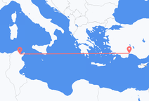 Flights from Tunis to Antalya