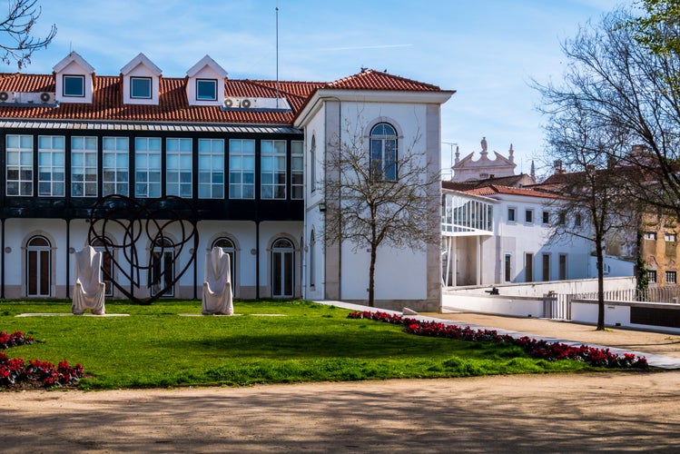 Photo of View From Passion Garden to Alcobaça Monastery. Portugal.