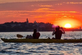 Aventure en kayak au coucher du soleil à Belgrade