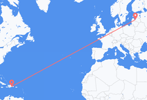 Santo Domingo a Riga