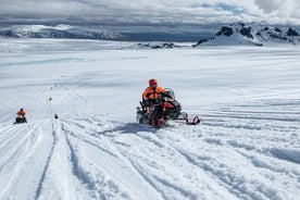 Journée complète du Cercle d'Or et de la motoneige sur le glacier Langjökull