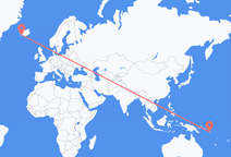 Flights from Honiara to Reykjavík