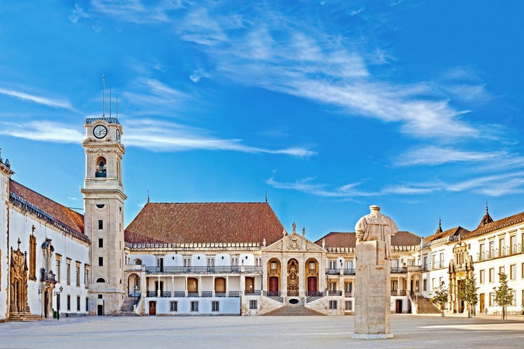 Photo of Coimbra university in Portugal.