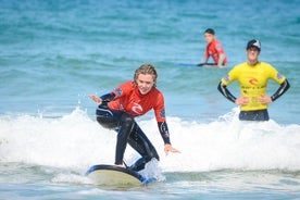 Byrjendanámót í brimbrettabrun í Newquay, Cornwall