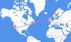 Loty z Los Angeles, Stany Zjednoczone do hrabstwa Örebro, Szwecja
