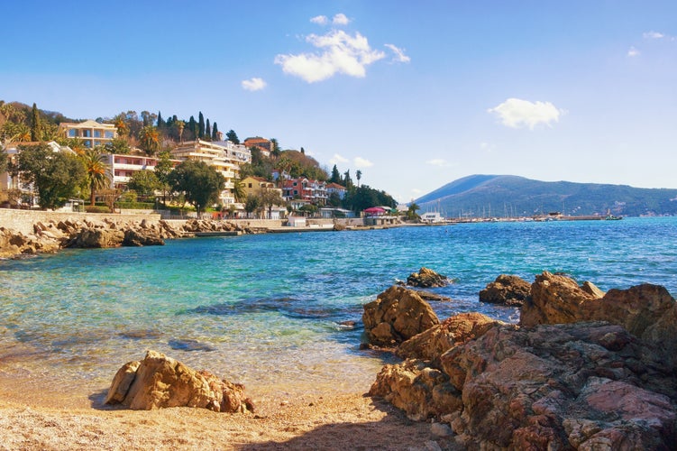 Photo of  the coastal city of Herceg Novi. Montenegro.