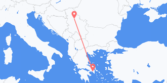 Flights from Serbia to Greece