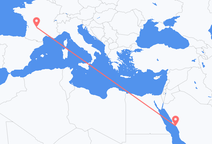 Vols d’Yanbu, Arabie saoudite vers Brive-la-gaillarde, France