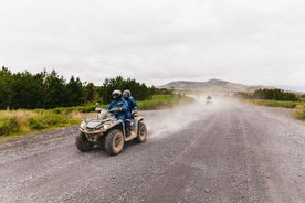 Reykjavík: Leiðsögn um sveitir á fjórhjóli með skutli