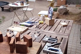 Atelier de fabrication de votre propre mangeoire à oiseaux en petit groupe à Cercedilla