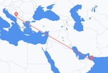 Flights from Muscat to Podgorica