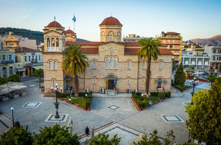 Photo of Central square in Argos, Greece.