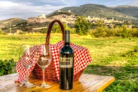 Picknick Deluxe Assisi für 2 und Weinprobe von 5 Weinen