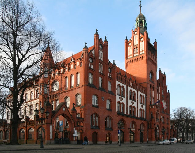 photo of view of Town hall Slupsk, Poland.