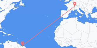 Suriname to Switzerland