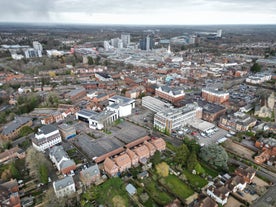 photo of Basingstoke skyline in Hampshire in England.